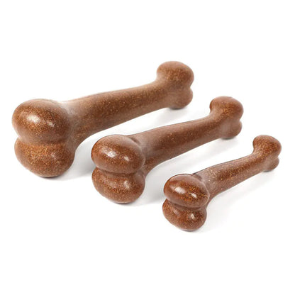 🐶Juguete masticable para mascotas con sabor a carne de res, ideal para limpiar dientes