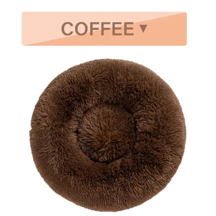 Cama Donut Esponjosa para Mascotas