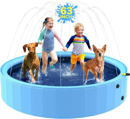 🐶🏡Piscina Plegable para Mascotas – Diversión y Baño para Perros