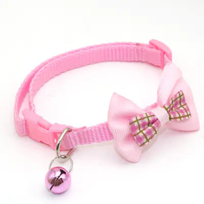 🐾 Collar con Lazo y Campanita para Gato o Perro