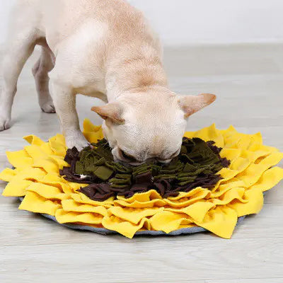 🌻Alfombra Olfativa para Mascotas en Forma de Girasol – Alimentación Lenta y Entrenamiento