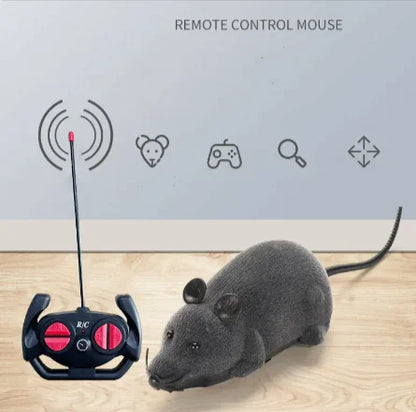 Juguete de Ratón Controlado por Control Remoto de 4 Vías😺❤