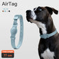 Funda de cuero para collar anti pérdida de mascotas