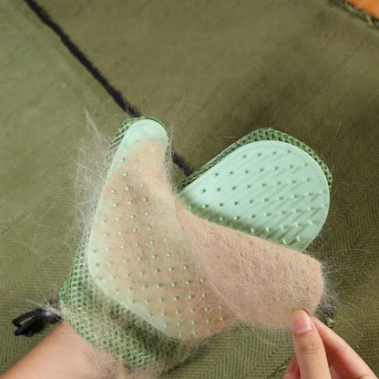 Guantes de Masaje de Silicona para Eliminar Pelo de Mascotas