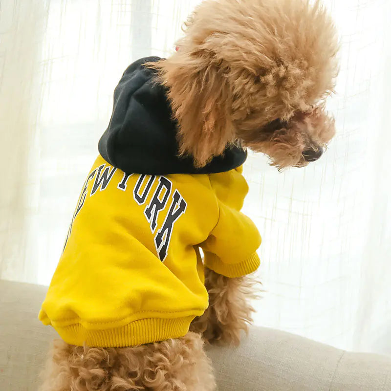Sudadera con Capucha Casual para Mascotas de Algodón de Rizo🐾