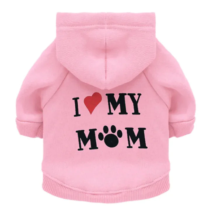 Suéter de forro polar para perro de I LOVE MOM👕🐶