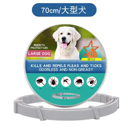 Collar Anti pulgas Ajustable para Perros y Gatos