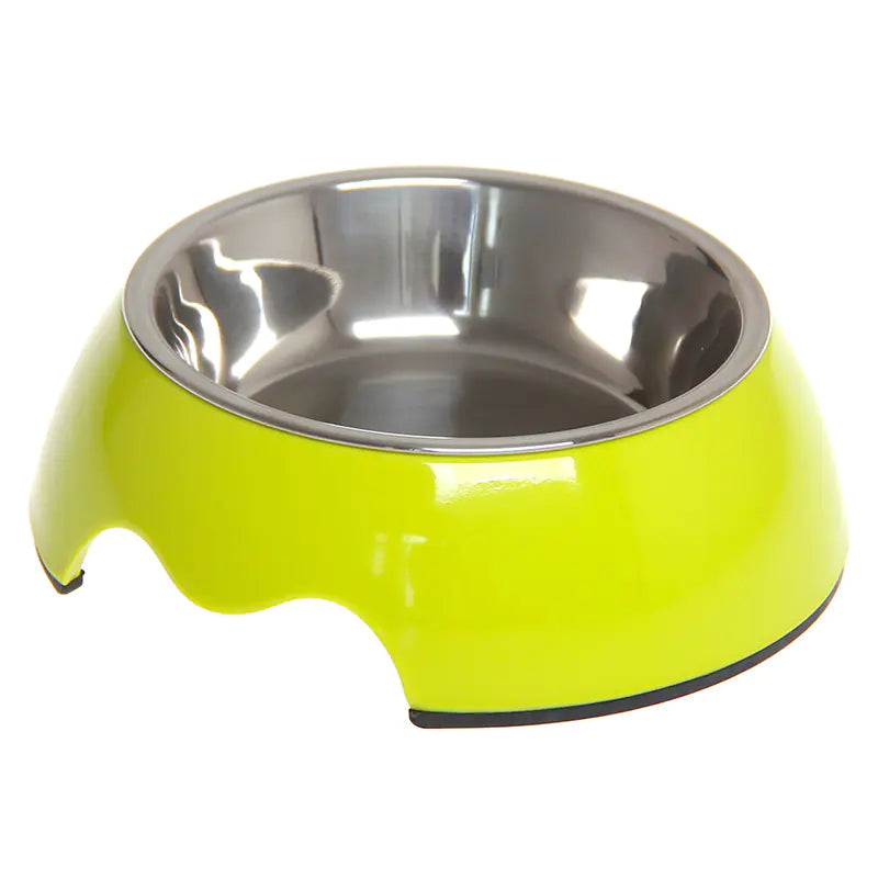 🥣 Tazón Antideslizante de Acero Inoxidable para Mascotas – Doble Uso, Máxima Comodidad 🐶🐱