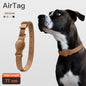Funda de cuero para collar anti pérdida de mascotas