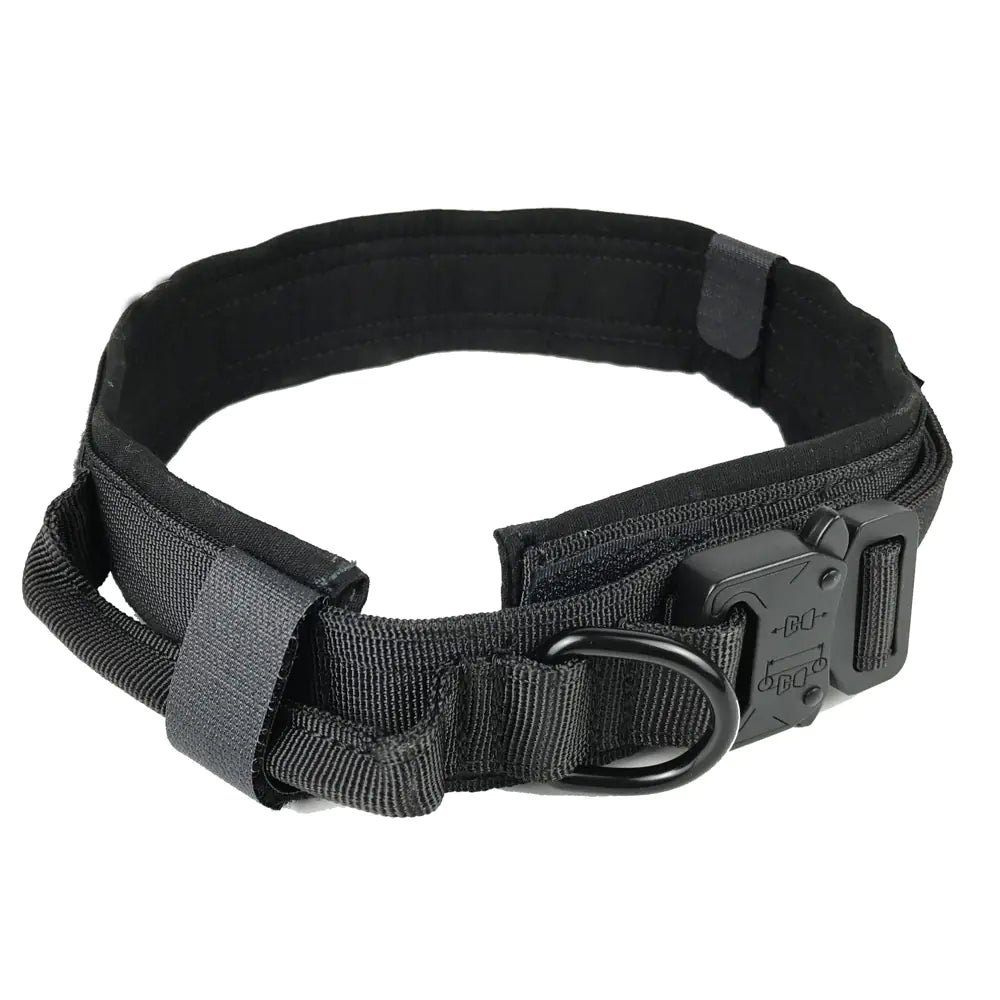 🐶Collar táctico ajustable  para perro de camuflaje.