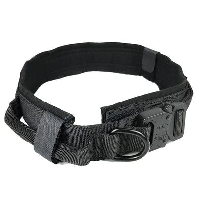 🐶Collar táctico ajustable  para perro de camuflaje.