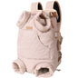 Mochila de pecho para mascotas – acolchada y portátil para el invierno