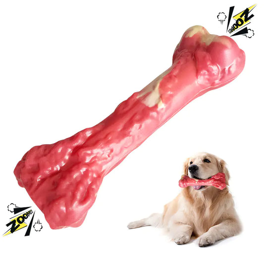🐶❤Juguete en Forma de Hueso para Perros – Goma Resistente a Mordidas